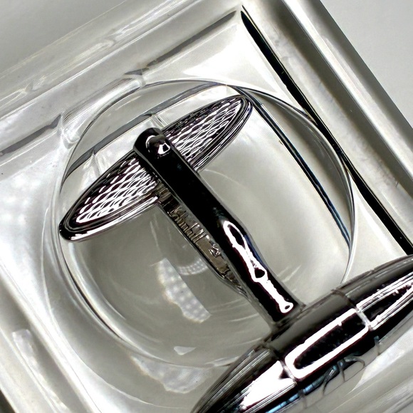 Alfred Dunhill Bullet Silver Tone Cufflinks - Picture 6 of 7